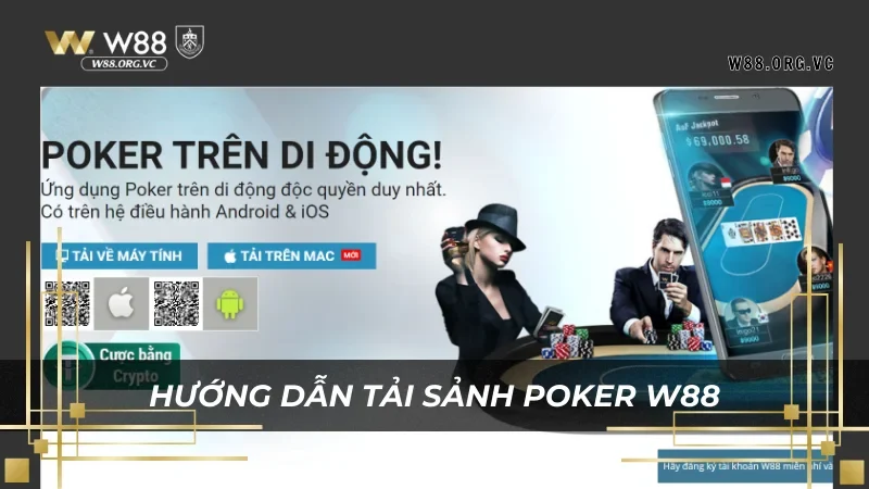 Hướng dẫn tải sảnh poker về di động