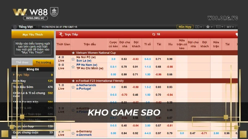 Những game ăn khách do SBO Sports lập trình nên